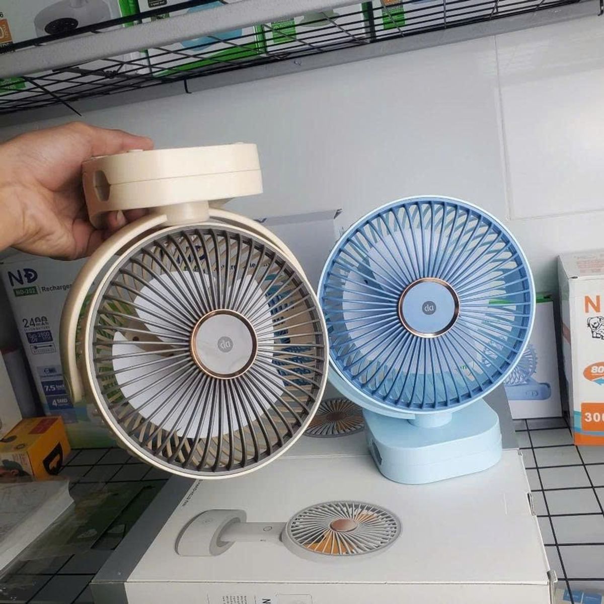 QUẠT SẠC MINI KẸP DP-7638