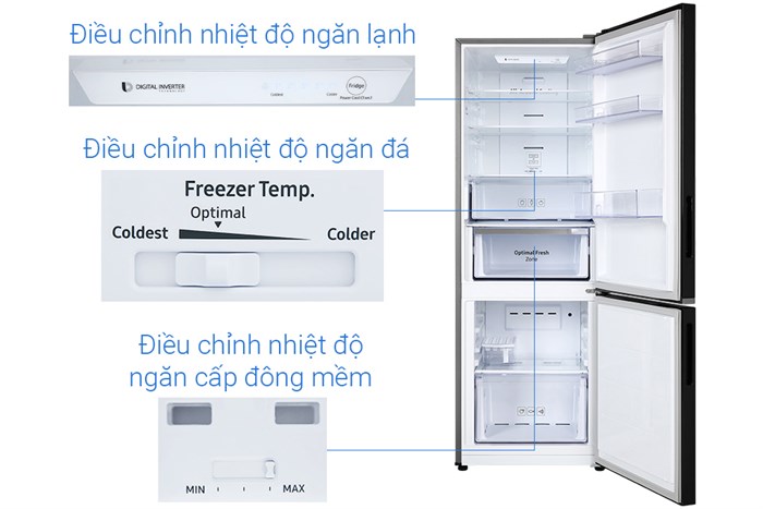 Tủ lạnh Samsung Inverter 583 lít Side By Side RS57DG400EM9SV
