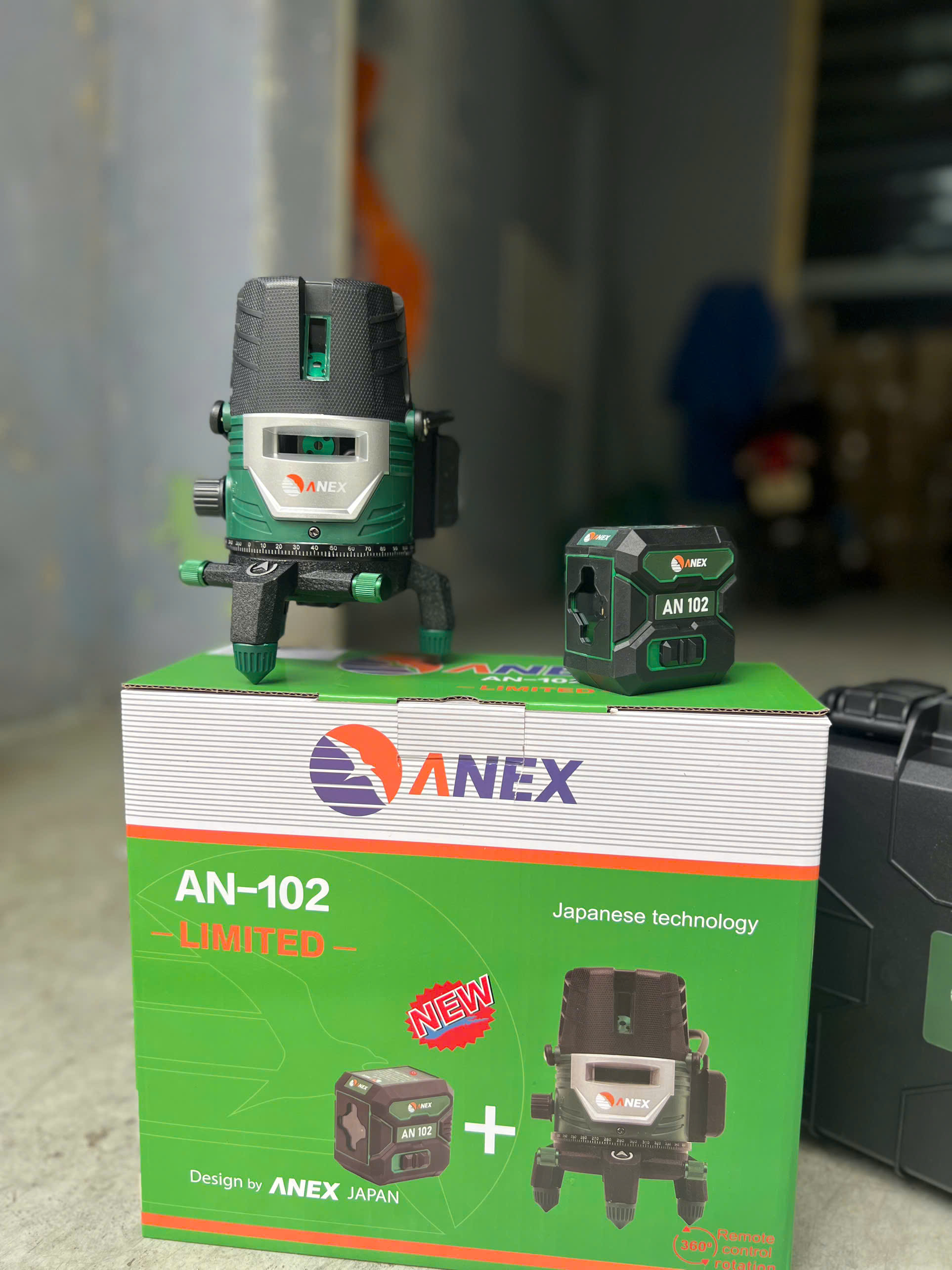 Máy Cân Mực Laser 5 Tia Xanh ANEX AN-102