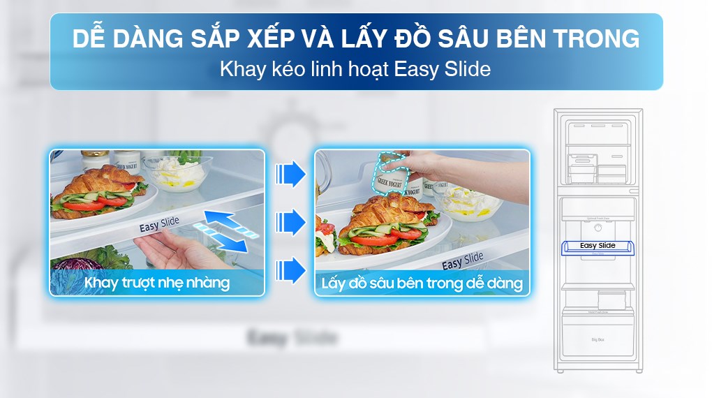 Tủ lạnh Samsung Inverter 236 lít RT22M4032BY/SV