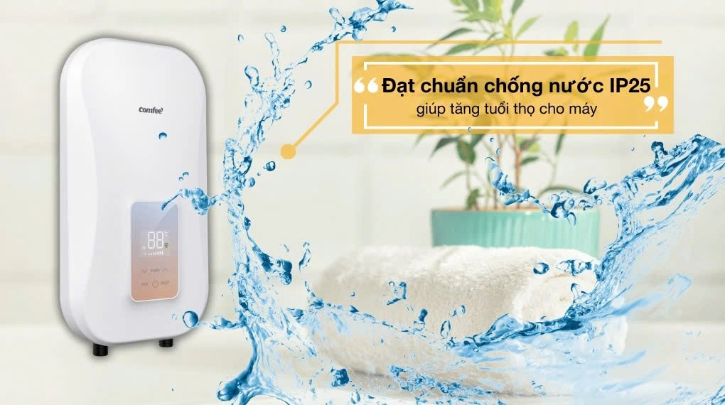 Máy nước nóng trực tiếp có bơm CWH-45EPGPVN(W)-CB Comfee