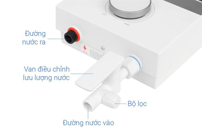 Máy nước nóng trực tiếp không bơm TWH-45MCNVN(S)-WB (xám) Toshiba