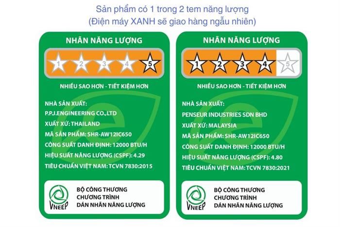 Máy lạnh Sunhouse Inverter 1.5 HP SHR-AW12IC650