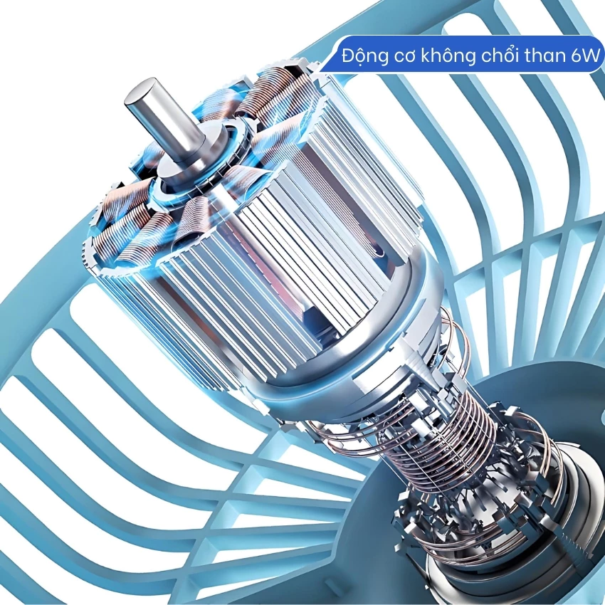 Quạt sạc điện DP-7636 sang trọng
