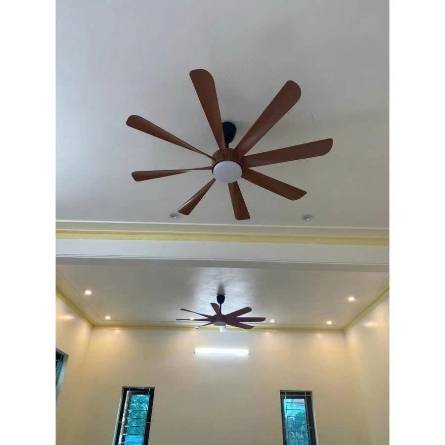 Quạt trần trang trí 8 cánh, đèn LED Nanoco NCFD6089L