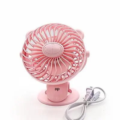 Quạt sạc tích điện DP-7608 đế kẹp hoặc để bàn 7wat cao 20cm