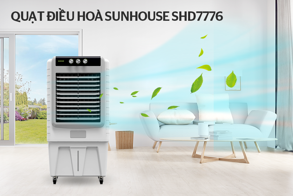 Quạt điều hòa 70L Sunhouse SHD7776