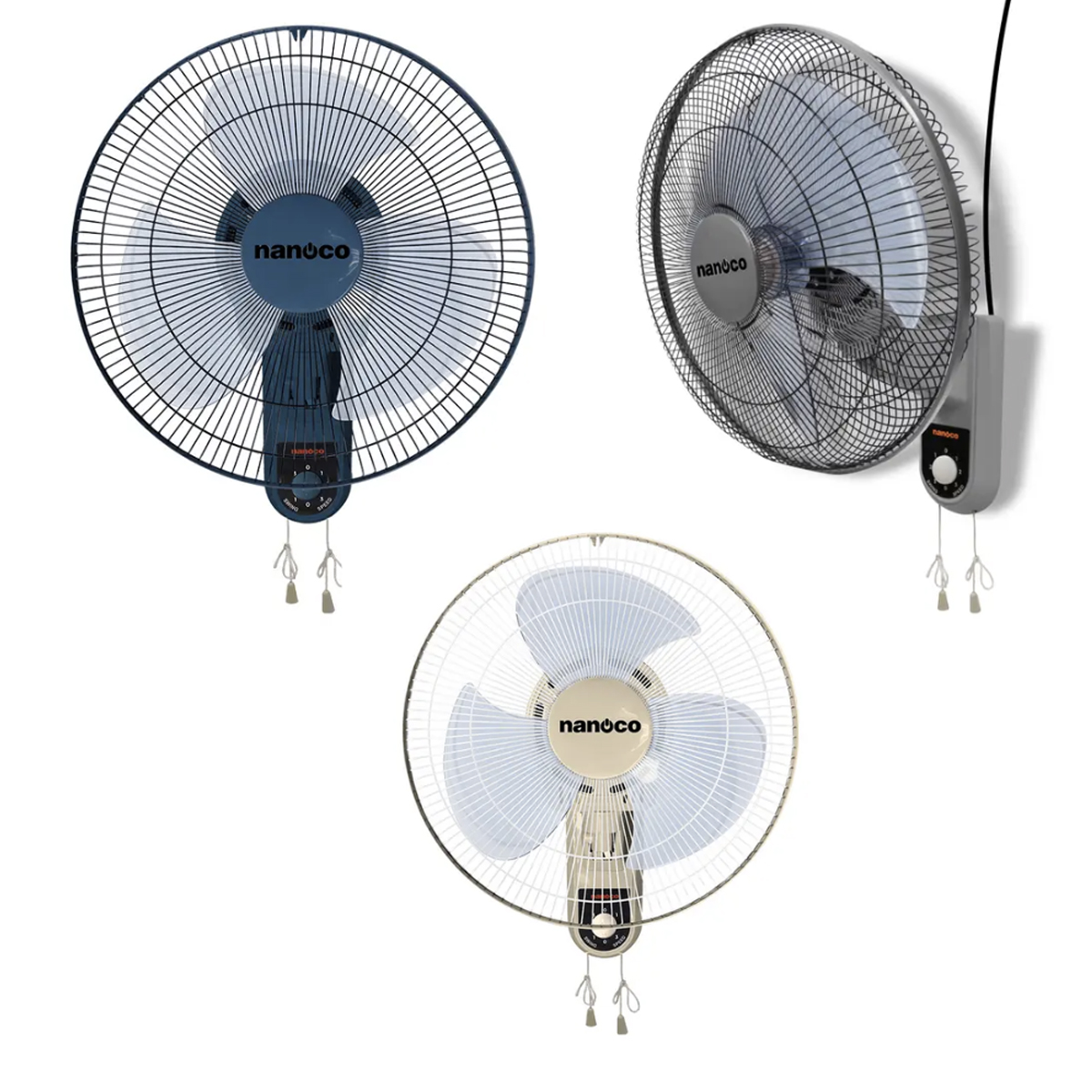 Quạt treo tường 2 dây Nanoco model NWF1611