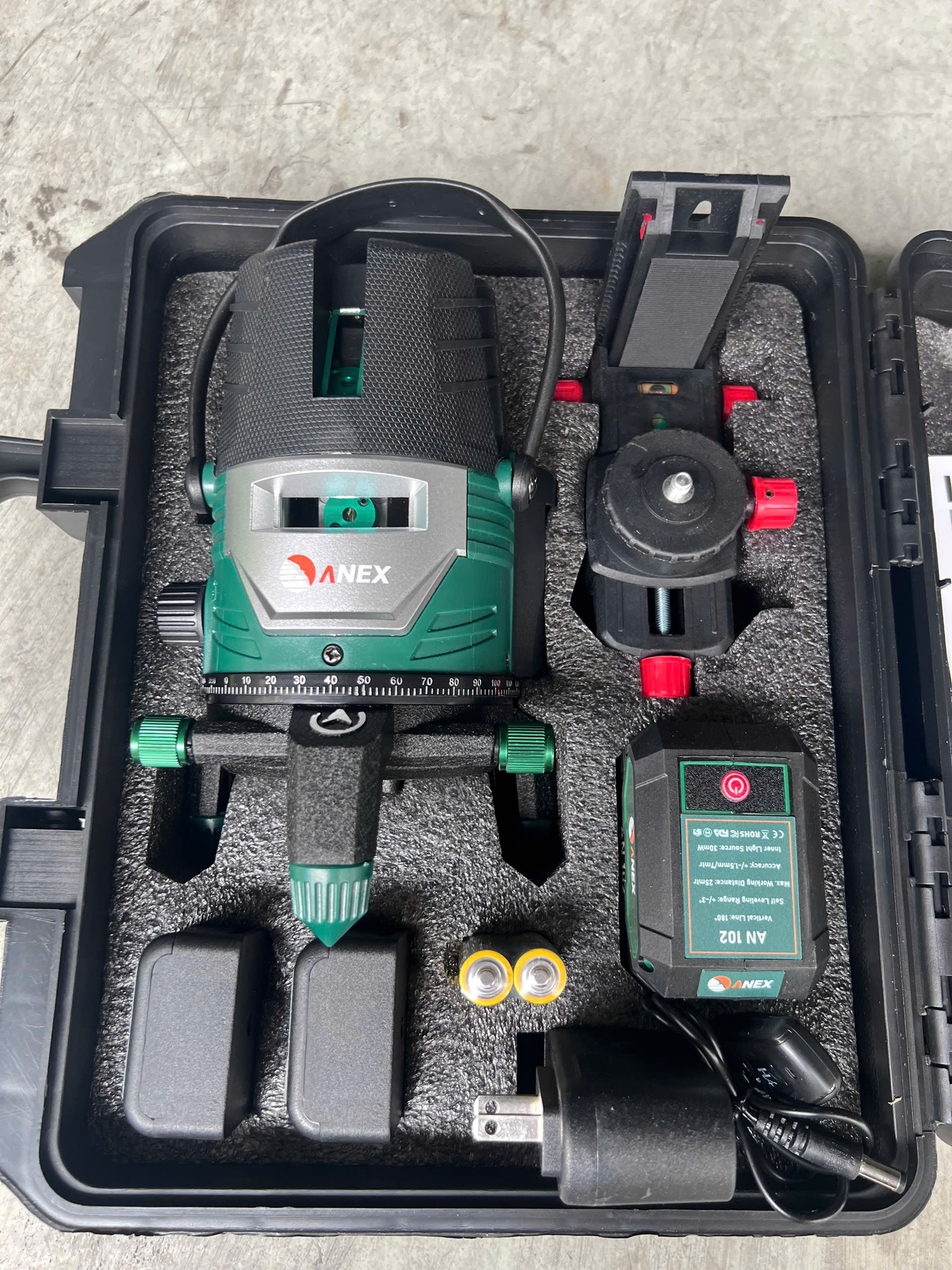 Máy Cân Mực Laser 5 Tia Xanh ANEX AN-102
