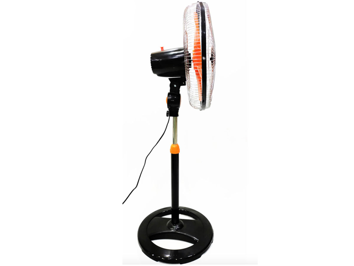 Quạt đứng thân sắt Nanoco NSF1607, 47W, màu đen cam