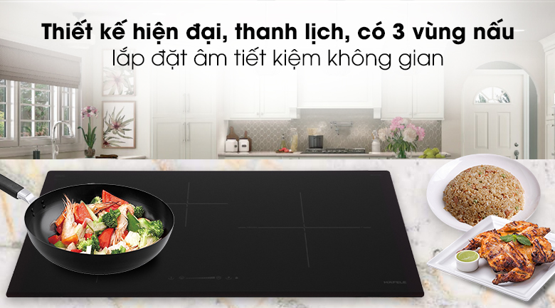 Bếp từ 3 vùng nấu lắp âm Hafele HC-I773D (536.01.905)