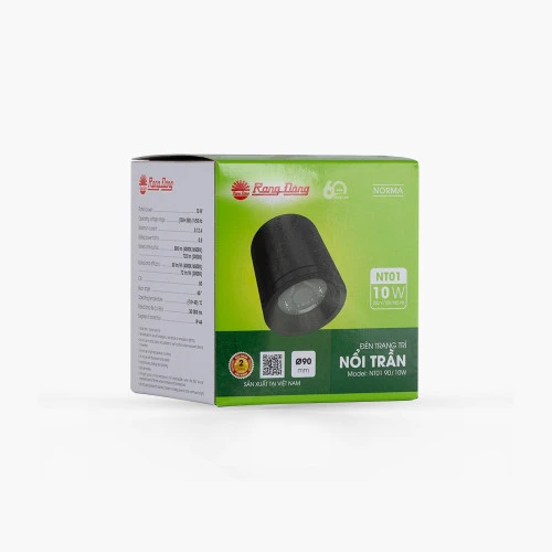 Đèn Downlight nổi trần NT01 Rạng Đông