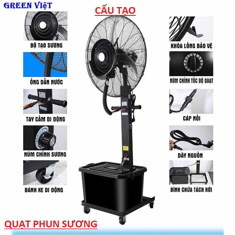 Quạt Phun Sương QPM066