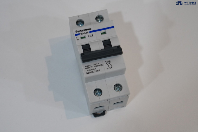 Cầu dao tự động 2 tép MCB 2P 32A Panasonic BBD2322CNV