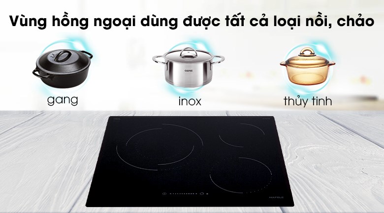 Bếp điện 3 vùng nấu Hafele HC-R603D