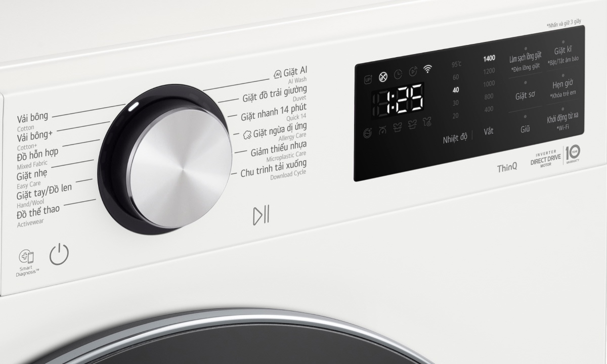 Máy giặt LG Inverter 10 kg FX1410N5W