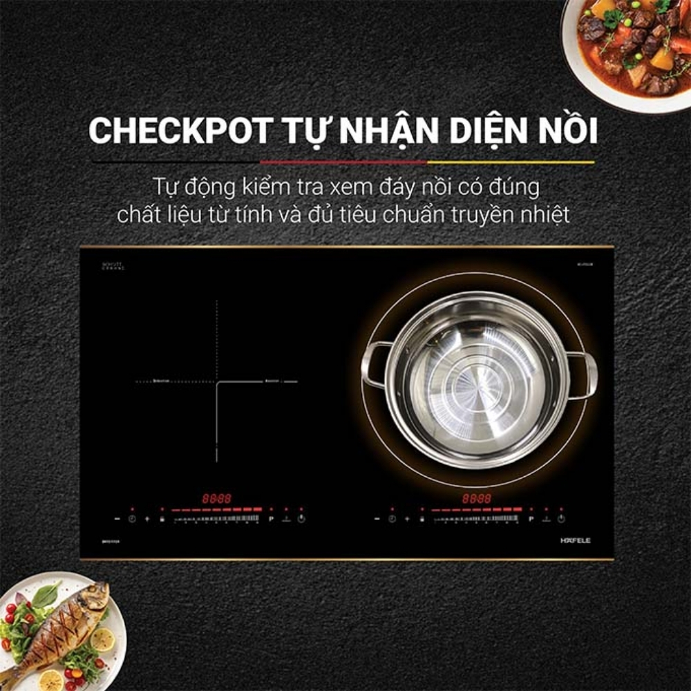 Bếp từ lắp âm 2 vùng nấu Hafele HC-I73242B