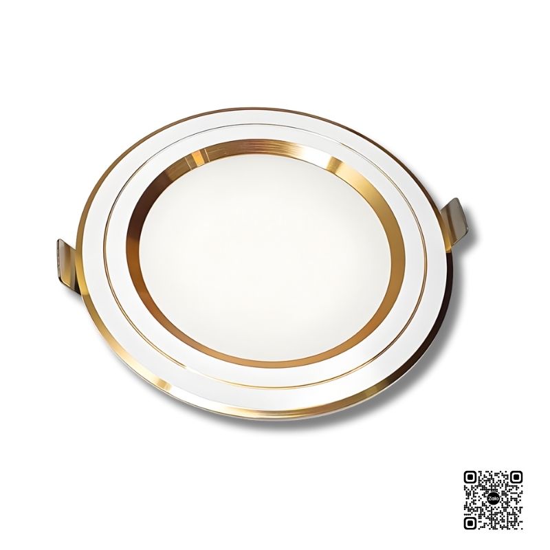 Downlight Color Rim Panasonic 9W đơn sắc 3 màu viền vàng