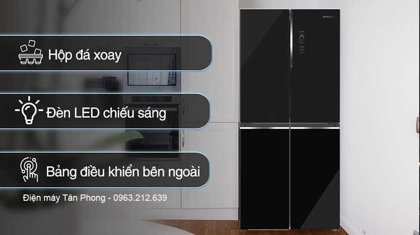 Tủ lạnh Hitachi HR4N7462DSGBVN Inverter 422 lít