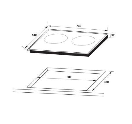Bếp từ 2 vùng nấu Hafele HC-I3732A