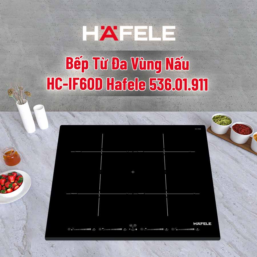 Bếp Từ Đa Vùng Nấu HC-IF60D Hafele 536.01.911