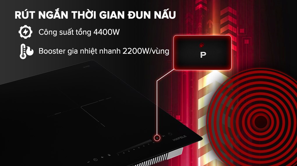 Bếp từ đôi âm Hafele HC-I2732A (536.61.726) 4400W