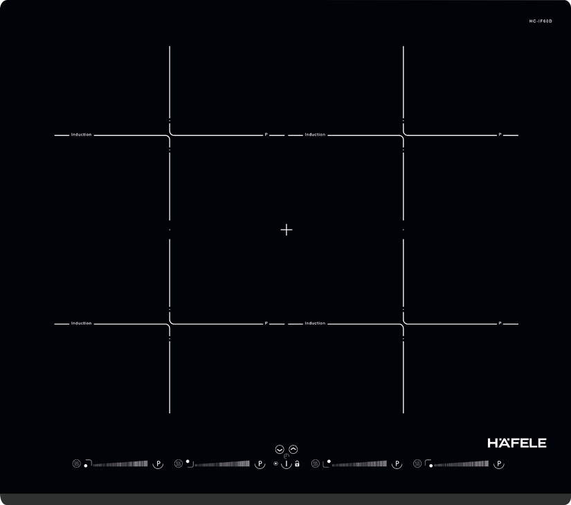 Bếp Từ Đa Vùng Nấu HC-IF60D Hafele 536.01.911