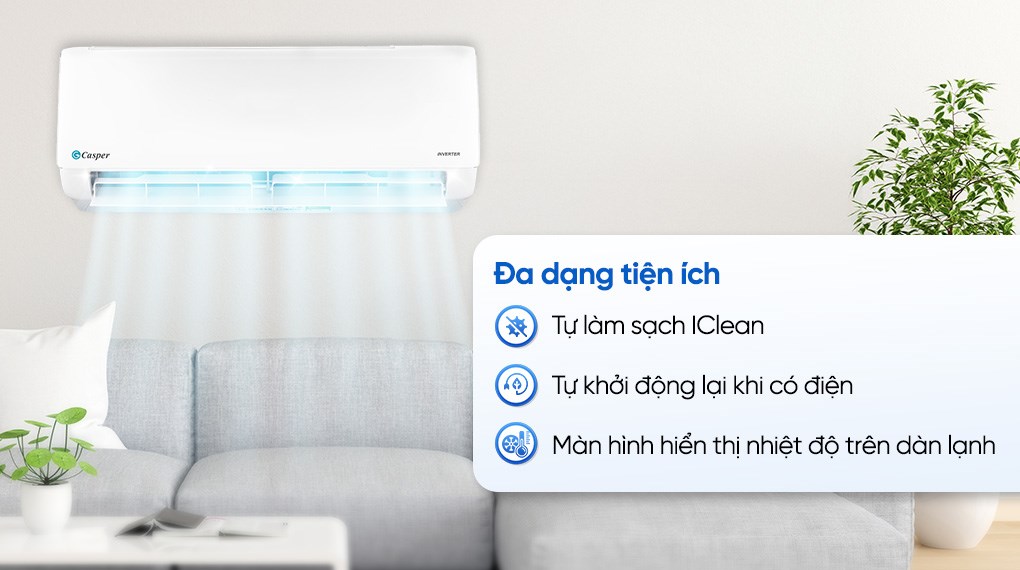 Máy lạnh Casper Inverter 1.5 HP JC-12IU36X