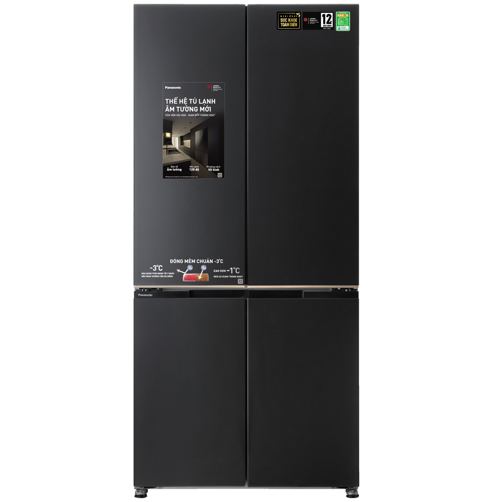 Tủ lạnh Panasonic Inverter 487 lít Multi Door NR-XZ550CWKV