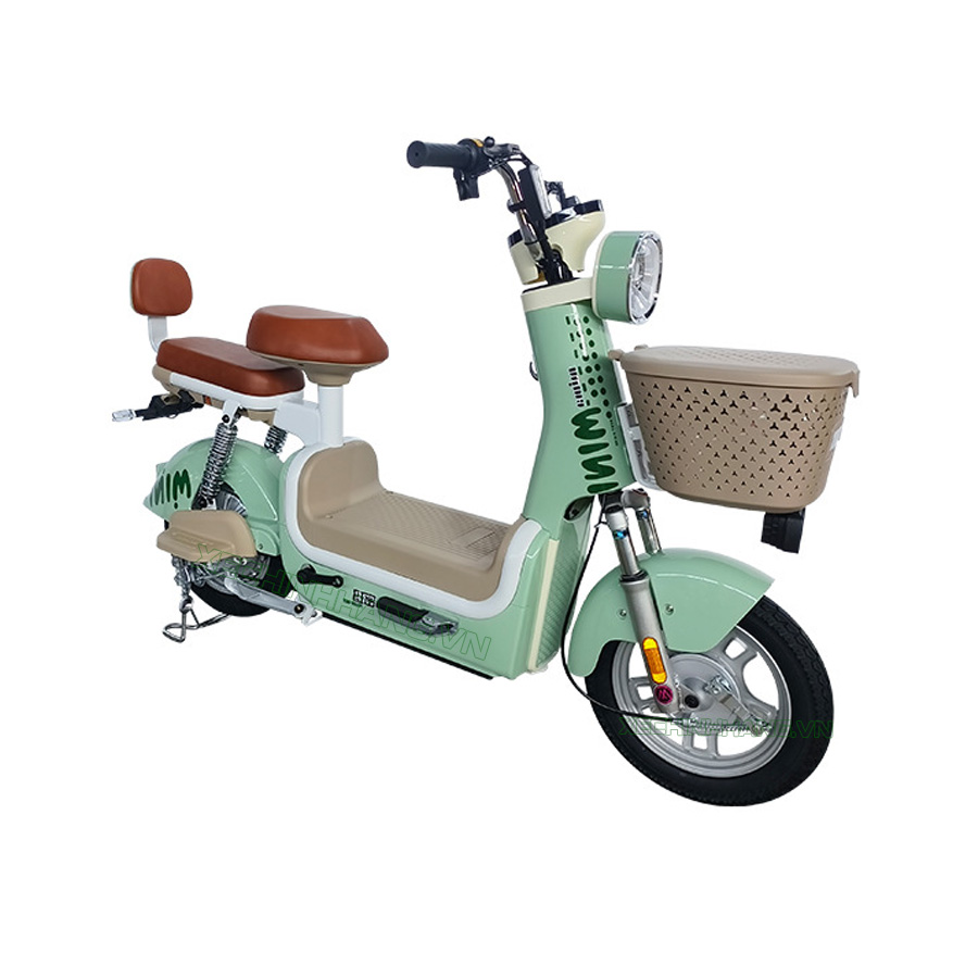 Xe Đạp Điện Ninjia Mima T8 màu xanh