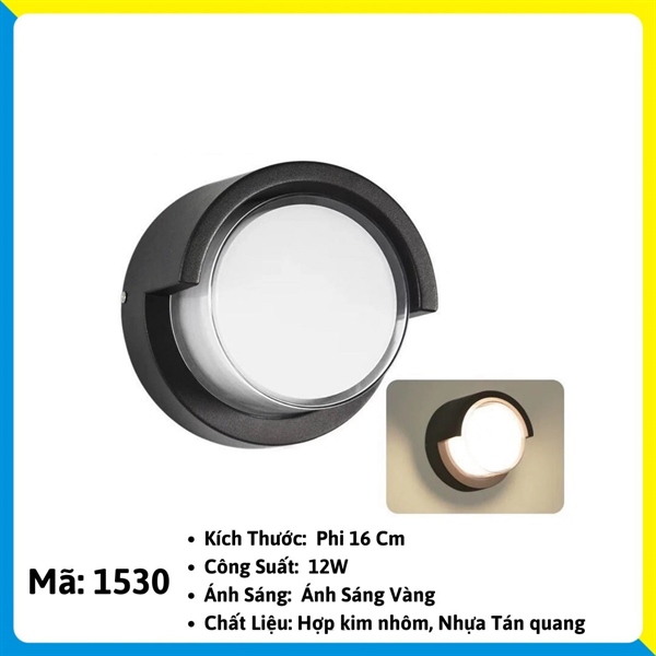 Đèn tường 1530 12w