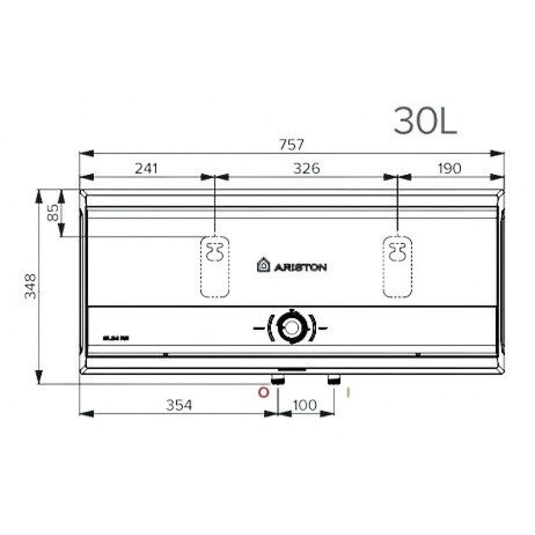 SL3-30RS Máy tắm gián tiếp Slim 30L Ariston