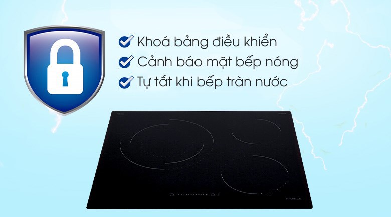 Bếp điện 3 vùng nấu Hafele HC-R603D