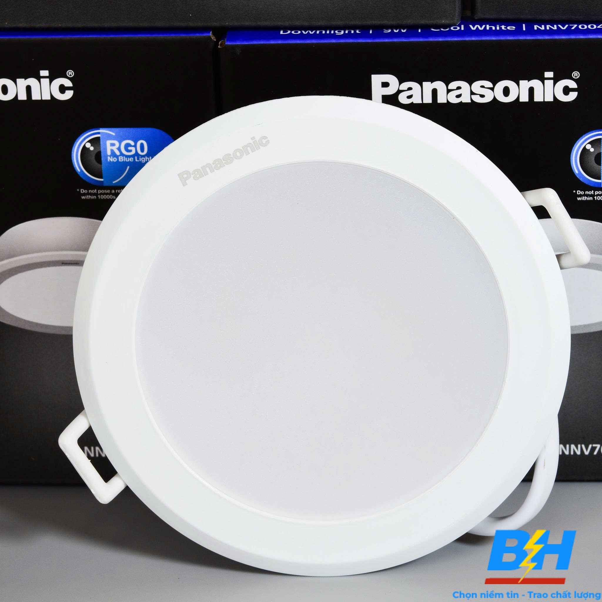 Đèn âm trần Panasonic NNP72378A Neo Slim 2G tròn 9W Ø90mm