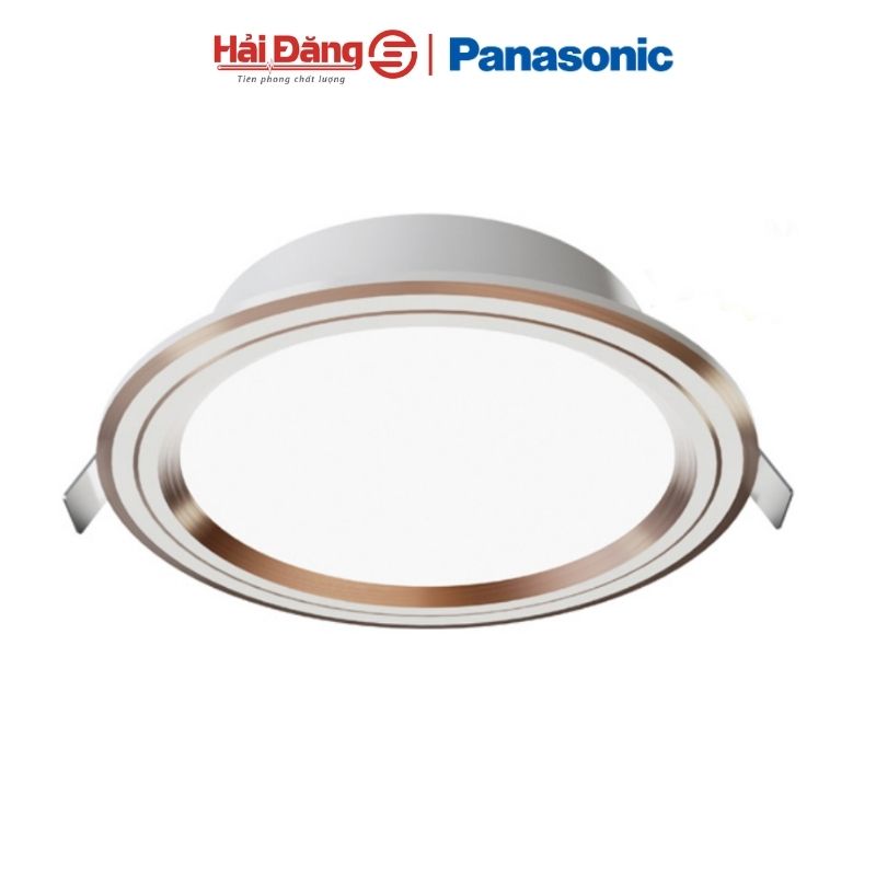Downlight Color Rim Panasonic 9W đơn sắc 3 màu viền vàng