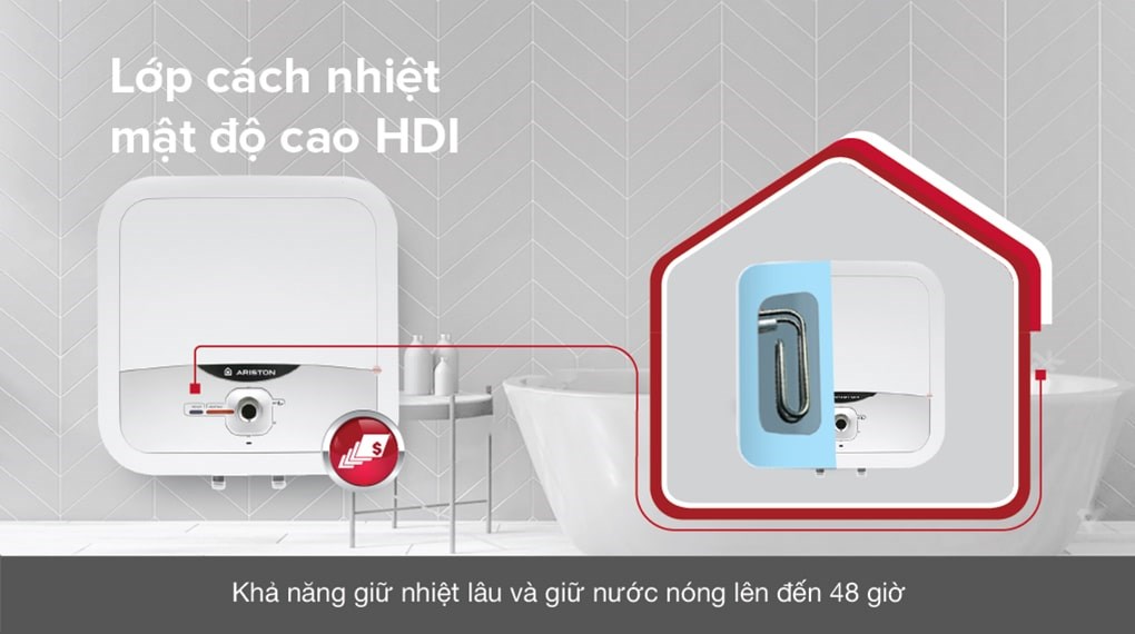 Máy nước nóng gián tiếp Ariston 30 lít 2500W AN2 30 RS 2.5 FE