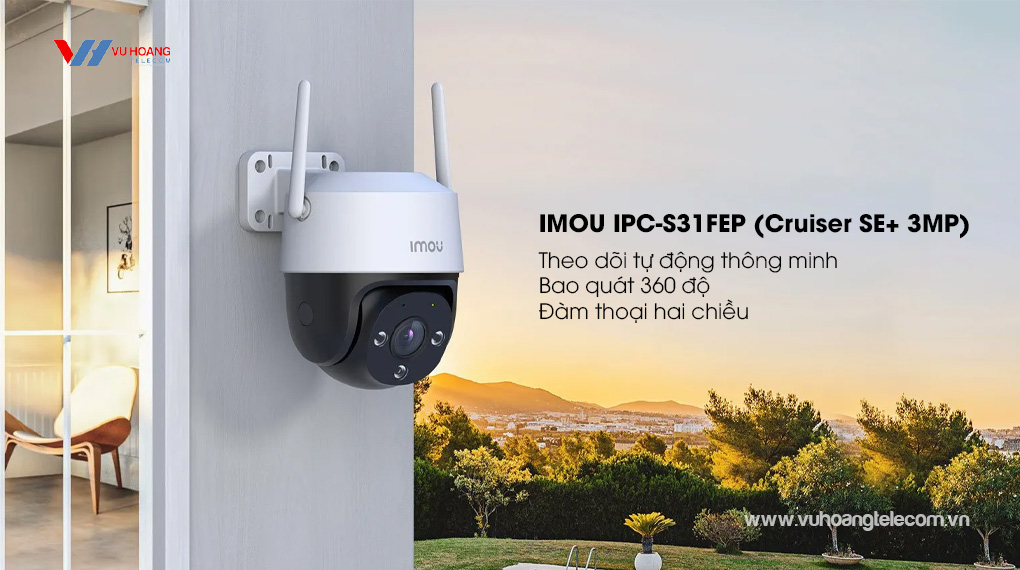 Camera Wifi Full Color IMOU IPC-S31FEP (Cruiser SE+ 3MP)