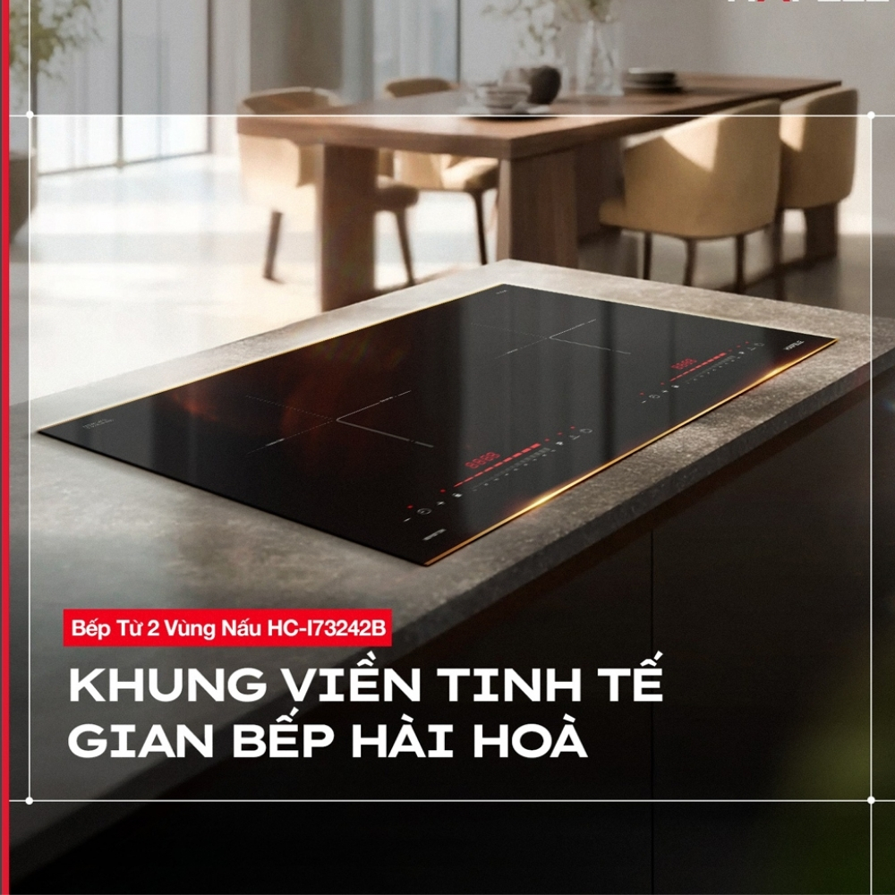 Bếp từ lắp âm 2 vùng nấu Hafele HC-I73242B