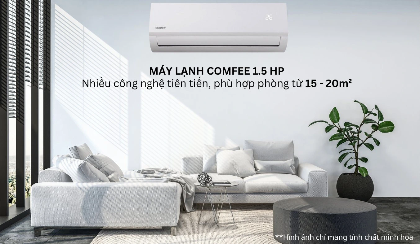 Điều hòa COMFEE 1 chiều 12.000 BTU CFS-12FGY
