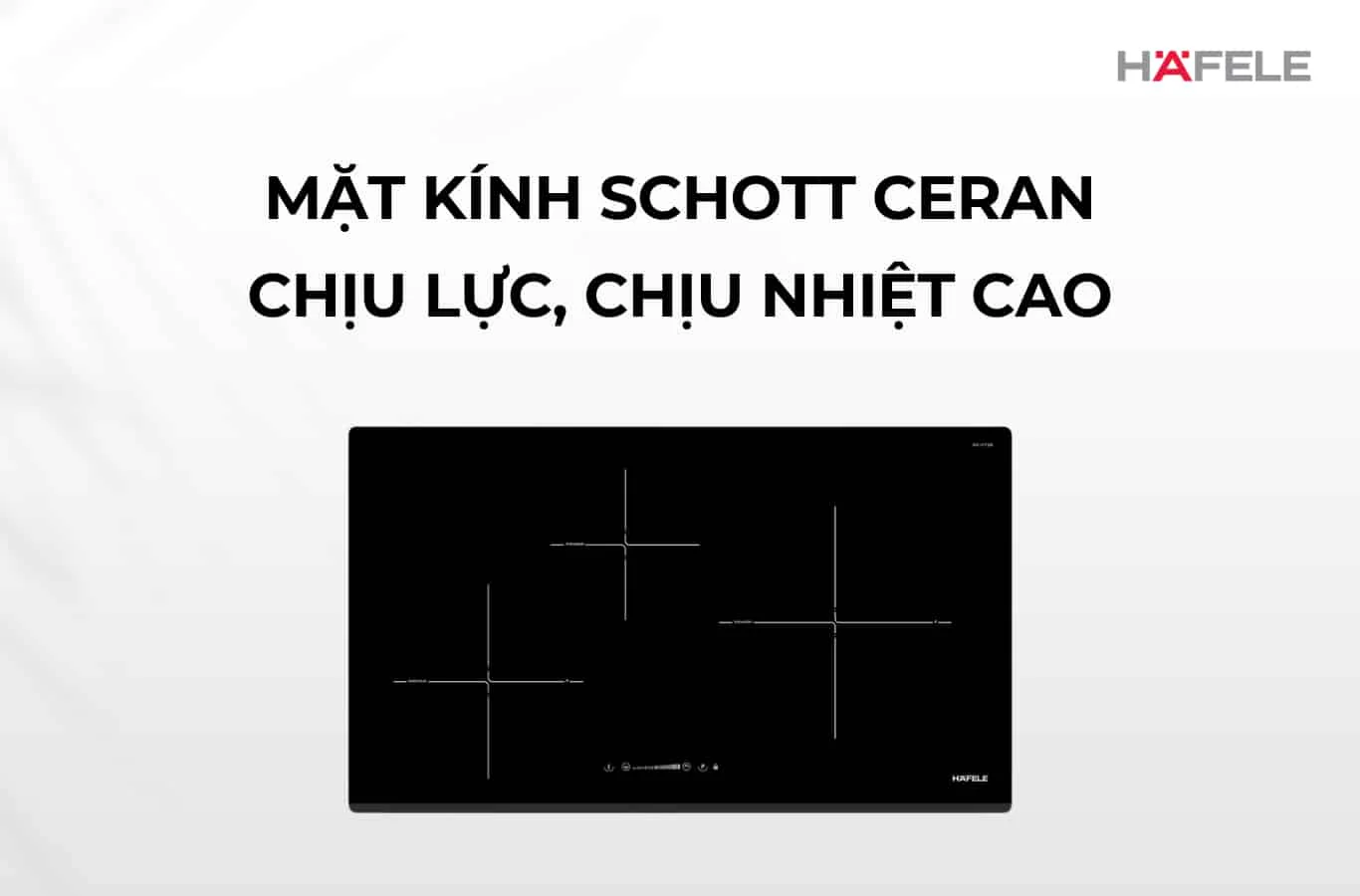 Bếp từ 3 vùng nấu lắp âm Hafele HC-I773D (536.01.905)