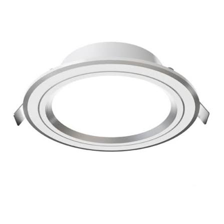 Đèn LED Âm Trần Panasonic Color Rim NNV76150SE1A Viền Bạc 9W | 3 Chế Độ Màu