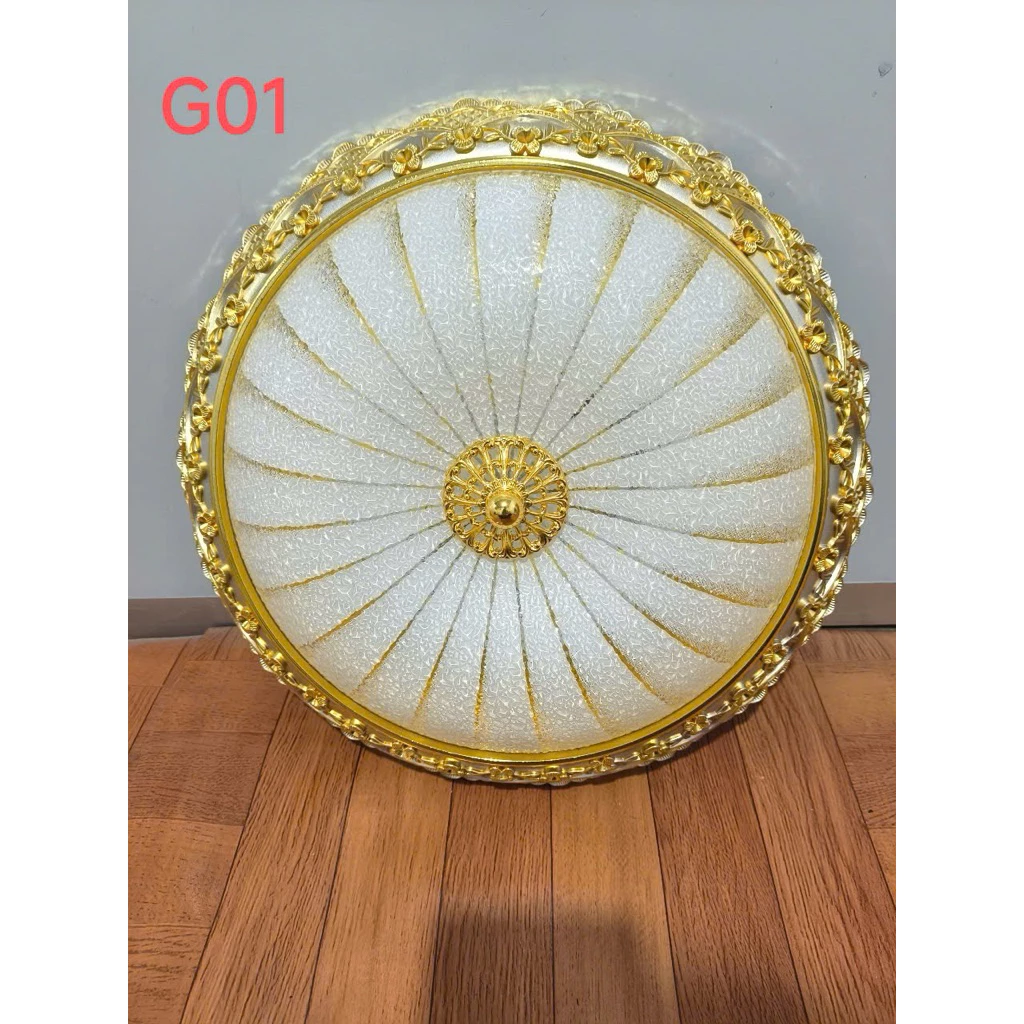 Đèn ốp trần hoa văn cổ điển G01 350mm