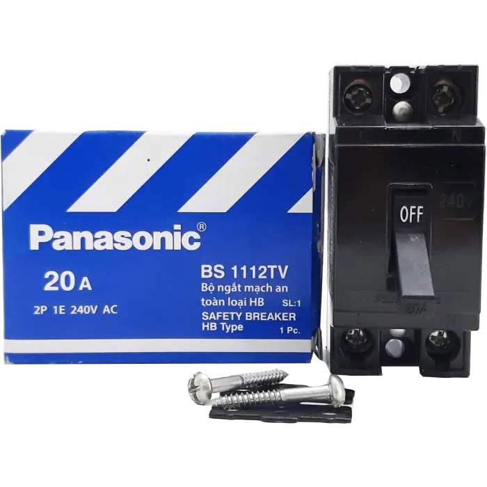 Cầu dao đóng ngắt mạch ELB 20A Panasonic BS1112TV