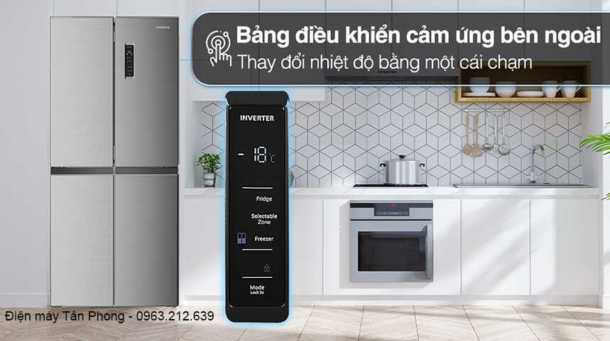 Tủ lạnh Hitachi Multidoor 422L inverter 2026 (HR4N7462DSXVN)