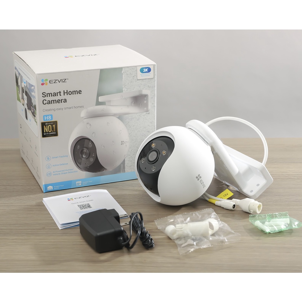 Camera WiFi quay quét ngoài trời EZVIZ H8 3K 5MP