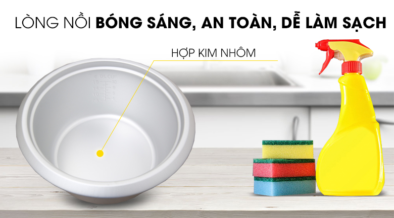 Nồi cơm nắp rời Sunhouse 1.8 lít SHD8125