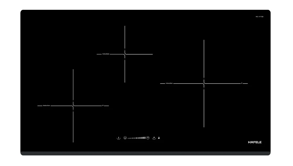 Bếp từ 3 vùng nấu lắp âm Hafele HC-I773D (536.01.905)