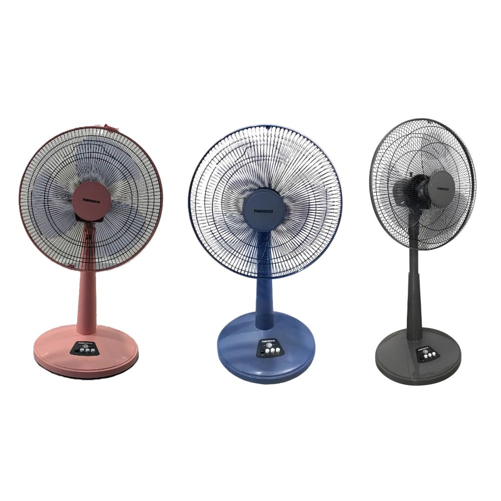 Quạt lửng Nanoco bạc đạn công suất 47W model NLF1625 (màu xanh/hồng/ghi)