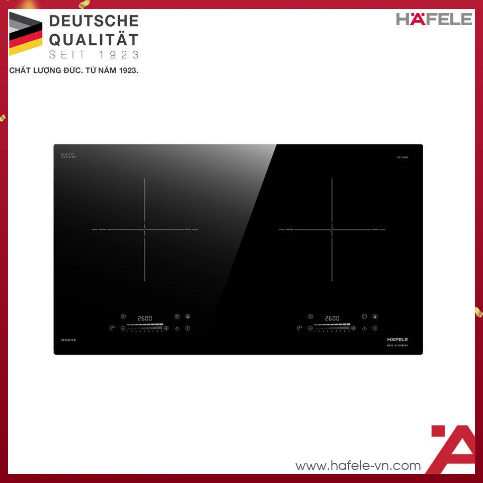 Bếp từ 2 vùng nấu Hafele HC-I7326B