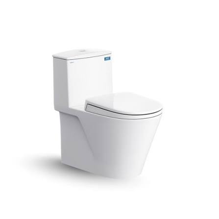 V817 Bồn Cầu Viglacera liền khối Xả Xoáy Nắp Êm